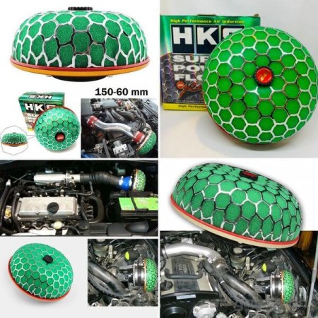 2.5″ Inch JDM Mushroom Style HKS High Flow Washable Air Intake Filter Universal